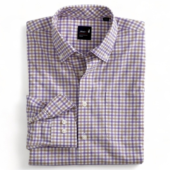 NWOT Johnnie-O Rylen Performance Button Up Shirt